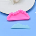 Wolk vormige siliconen fondant vorm met afgewerkt monster voor DIY taart decoratie - Enkele Holte Wolk Stijl (118#2)