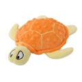 Giocattolo sonoro a forma di tartaruga arancione per cani in morbido peluche - Arancione