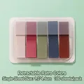 Linguette segnapagina PET Morandi in 5 colori vintage, pacchetto da 100 fogli - 100 Pezzi/Confezione / Colore Vintage (Pop-up)