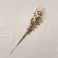 Detailed view of golden glitter berry stems for Christmas tree and festive floral arrangements - Champagne Gold