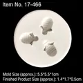 White silicone honeycomb bee mold for cake decorating and DIY clay crafts projects - Bee / Gray