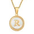Gold Letter R