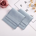 Light blue microfiber velvet jewelry pouch with soft suede texture for elegant storage - 6.2x6.2cm / Light Blue