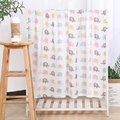 Soft bamboo cotton baby swaddle blanket with colorful cartoon elephant print - 41.3x47.2in / Bamboo Cotton Colorful Elephant