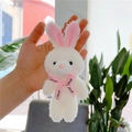 White Rabbit With Simple Chain & Bowtie