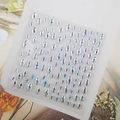 Aurora AB marquise rhinestone stickers for fairy eye makeup and face decoration - BJA-305 (AB Color Marquise)