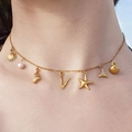 Necklace - Letter V