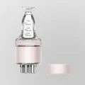 Applicateur de cuir chevelu rose avec échelle 1-3ml et massage vibrant par lumière rouge - Électrique Lumière Rouge EMS Vibration / Rose