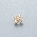 Polished champagne rose cut round gemstone for DIY jewelry earring making - Silk Champagne (A93-9#)
