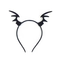 Black bat wing headband for Halloween cosplay and party costume accessory set - Bat Style 2