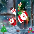 Christmas static window decals featuring Santa Claus, reindeer and snowman decorations - HYC-97 Classic Christmas Combo