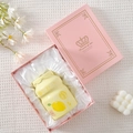 Creative lemon milk carton ceramic mug in a premium pink gift box with satin lining - (Gift Box) Lemon
