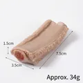 Realistic PVC pork rib keychain model 7.5cm long for creative bag pendant decor - Model Style / Steamed Ribs