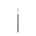 Professional flat round concealer brush with black handle and silver metal ferrule - Lip Brush