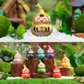 Figurines de signe du Cheval en forme de gourde avec finitions or métal et rouge perle - Boîte Complète (Lot de 8) / Série Calebale de l'Enfant de la Chance