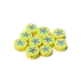 Christmas polymer clay beads with holly berry pattern for DIY bracelets and jewelry - Christmas Berry