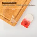 Acryl-Stempel für Weihnachtsschneemann-Kerzen zum Backen und Fondant, Modell QA0288 - QA288-Kerze Präger