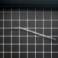 Rainbow iridescent curved glass straw made of heat-resistant borosilicate glass - 8*200mm / Dreamy Gradient Bent