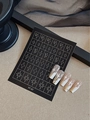 Star pattern nail art stickers YT 21 with French manicure samples and white lines - Star Flare Style (YT21)