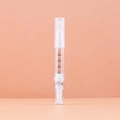 Portable 4ml transparent twist pen with scale and sponge applicator for liquid foundation - 4.6ml Graduated Duckbill Head