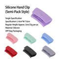 Silicone oven mitt mini clips set available in seven different vibrant colors - Half-pack Of Hand Clips (2 Pieces/pair) / Red