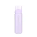 170ml purple hair dye bottle with applicator comb and volume measurements for salon use - G1011 Bottle / Purple