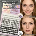 Coffret de faux cils mixtes styles Dog-style, Sunflower et Little Flame en noir naturel - Ensemble Style Mixte zxf01