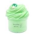Chinese cabbage themed light green fluffy slime toy in a clear 70ml plastic jar - Chinese Cabbage
