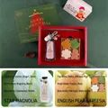 Christmas aromatherapy gift set with 150ml reed diffuser and festive shaped candles - Star Magnolia Gift Set