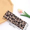 Elastic leopard print headband for sports and yoga, measuring 20cm by 7cm - Style F