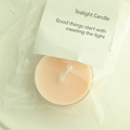Peach pink scented tealight candles in transparent pack for romantic atmosphere - Light Pink (Sweet Persimmon)