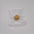 Single wooden date night movie dice in clear packaging for couples gift choice - Black Ink Movie D (OPP Bag)