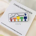 Social Battery slider enamel pin in black and white finish for social mood tracking - White Smile Face