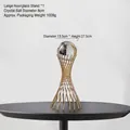 Supporto in ferro dorato con sfera di cristallo da 8cm per decorazioni moderne casa - Vita di Vespa - Grande