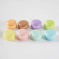 Set of 8 colorful artificial macaron dessert models for bakery decor and photography props - PVC / 8-Color Set