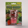 Brown poop character slime sucker squeeze toy in original blister card packaging - Pooping Brown Monster 90g