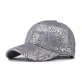 Silver glitter baseball cap with white graffiti lettering and trendy metallic finish - Adjustable / Silver with Metallic Letters