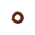 Coletero minimalista de felpa marrón caramelo con alta elasticidad para otoño e invierno - Chocolate