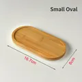 Small oval bamboo tray base for DIY mosaic coasters measuring 16.7cm by 8cm - Small Oval Tray (16.7x8cm)
