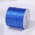 Blue elastic crystal string for DIY jewelry with high-stretch polyurethane core - Light Blue