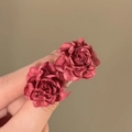 Clou d'oreille en argent - Rose