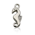 Ciondolo a forma di cavalluccio marino in argento per gioielli fai da te oceano - Cavalluccio Marino in Argento Antico (5×15mm)