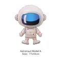 Astronaut balloon for boy birthday party, model A, 77x59cm white space theme decor - 3D Astronaut Model A