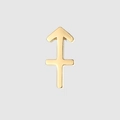 Gepolijste gouden Boogschutter sterrenbeeld hanger van roestvrij staal voor DIY - Sagittarius Style (YP25238) / 1 Stuk / Goud