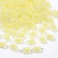 Frosted yellow acrylic cylindrical beads for DIY bracelet and jewelry making - Yellow Frosted Cylindrical (50pcs)