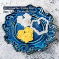 Christmas reindeer cookie cutter set 4.8x4.2cm for DIY baking cartoon biscuits - Reindeer