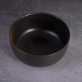 Bol à ramen japonais vintage en céramique marron foncé avec texture rustique - Bol Tangseng 6.5 Pouces (160*78mm) / Jaune Moucheté