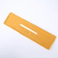 Bright yellow satin deft bun hair maker tool for easy hairstyle creation and buns - Yellow