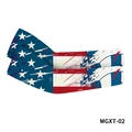 Quick-dry cooling arm sleeves with American flag graffiti print for sun protection - Graffiti Spray US Flag Style(MGXT-02)