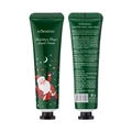 Green tea moisturizing hand cream with Christmas Santa illustration 30g tube - Christmas Magic / 30 g